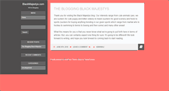 Desktop Screenshot of blackmajestys.com